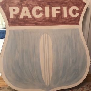 Pottery Barn Wooden Wall Sign